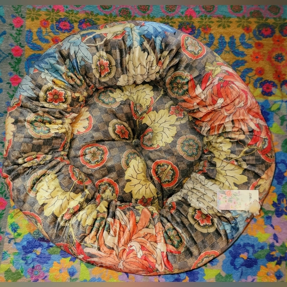 Last 1 Johnny Was Taylor Mandala Reversible Dog Bed, Orange, S, NWT, 24" D, Boho - Picture 5 of 16